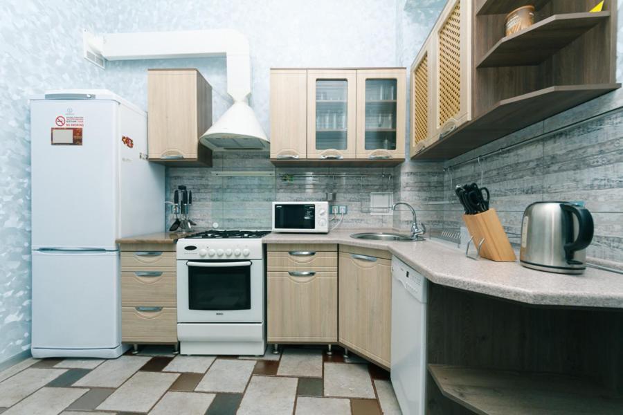 Stylish Two-Level Flat 2 Min From Khreschatyk 基輔 外观 照片